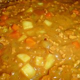 パパッと♪我が家の“挽肉カレー”